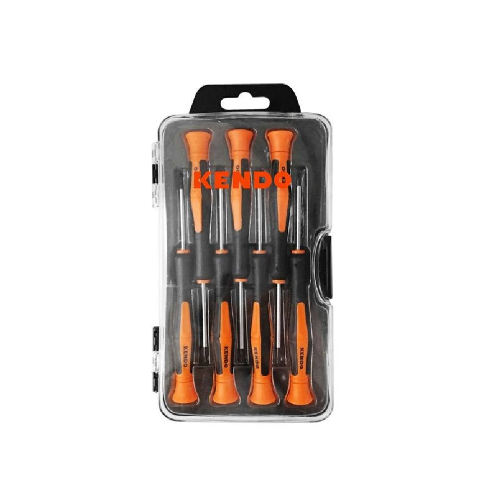 SKI - สกี จำหน่ายสินค้าหลากหลาย และคุณภาพดี | KENDO 20537 ชุดไขควง Precision 9 ตัวชุด