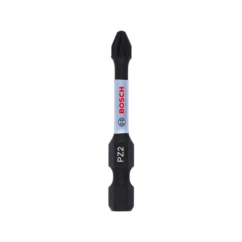 SKI - สกี จำหน่ายสินค้าหลากหลาย และคุณภาพดี | BOSCH ดอกไขควง สีดำ Impact Control PZ2 Power Bit  #2608522483