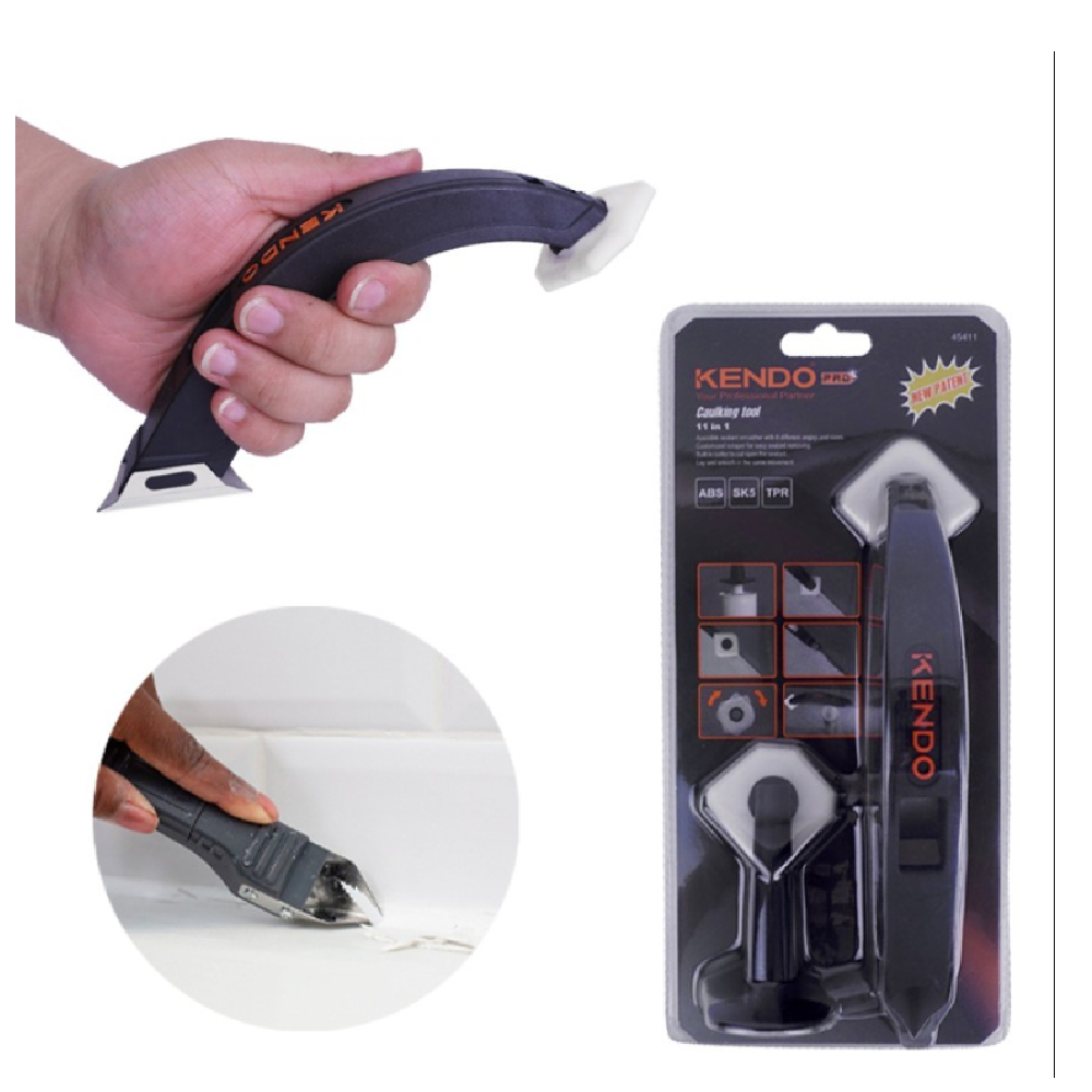 SKI - สกี จำหน่ายสินค้าหลากหลาย และคุณภาพดี | KENDO 45411 เกรียงปาดกาวและซิลิโคน 11 in 1