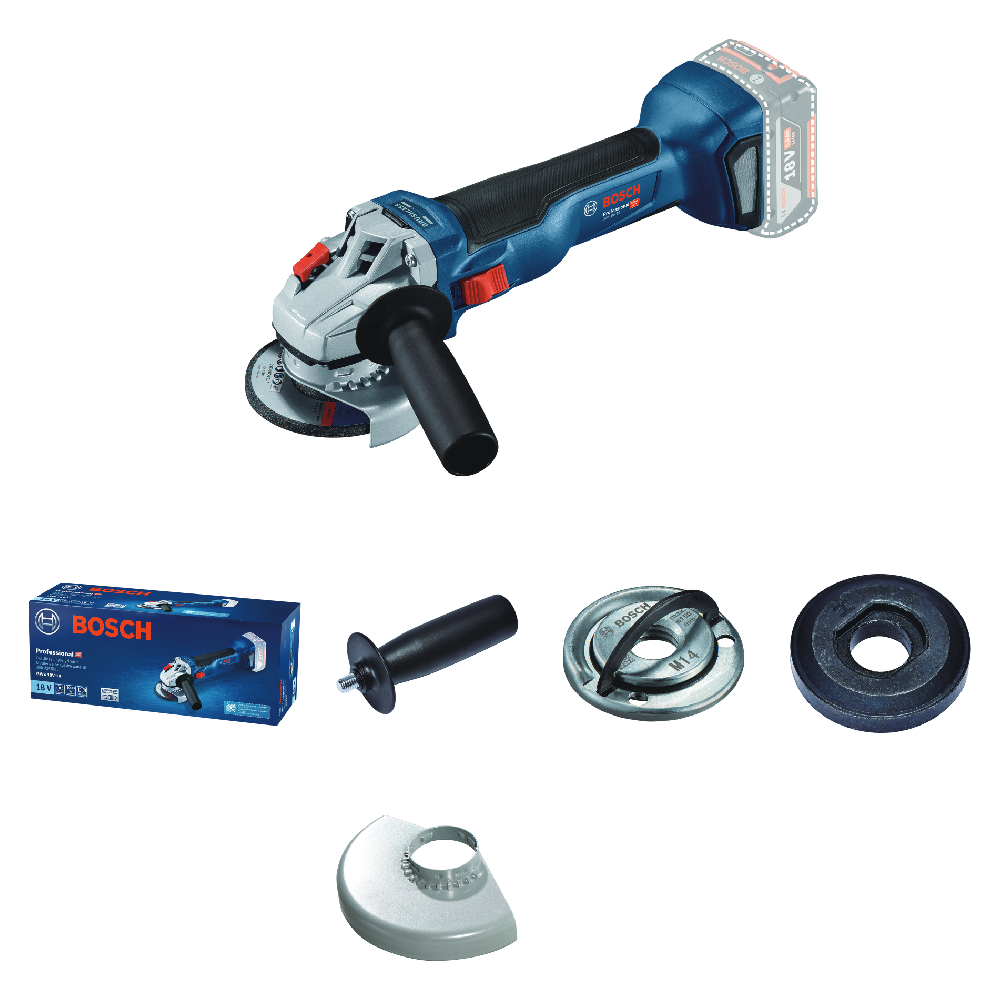 SKI - สกี จำหน่ายสินค้าหลากหลาย และคุณภาพดี | BOSCH GWS18V-10เครื่องเจียร์ 4นิ้ว 18 V เครื่องตัวเปล่า Brushless motor (Solo)  #06019J40k0