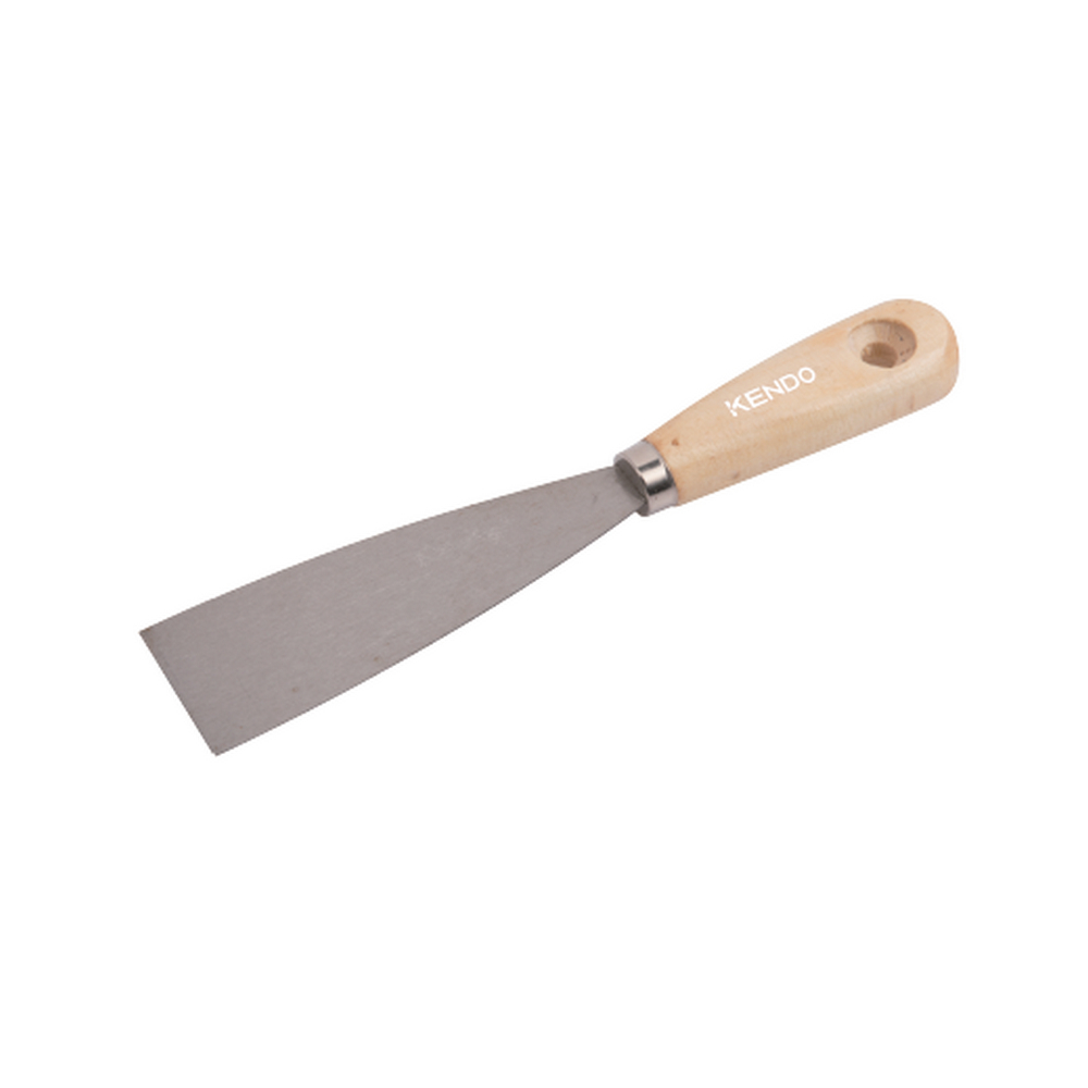 SKI - สกี จำหน่ายสินค้าหลากหลาย และคุณภาพดี | KENDO 45116 เกียงโป๊วสี ด้ามไม้ 150mm/6นิ้ว