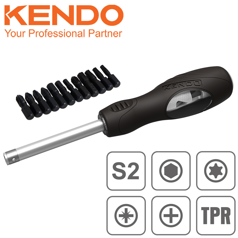 SKI - สกี จำหน่ายสินค้าหลากหลาย และคุณภาพดี | KENDO 20021 ชุดไขควง 13 ชิ้น/ชุด