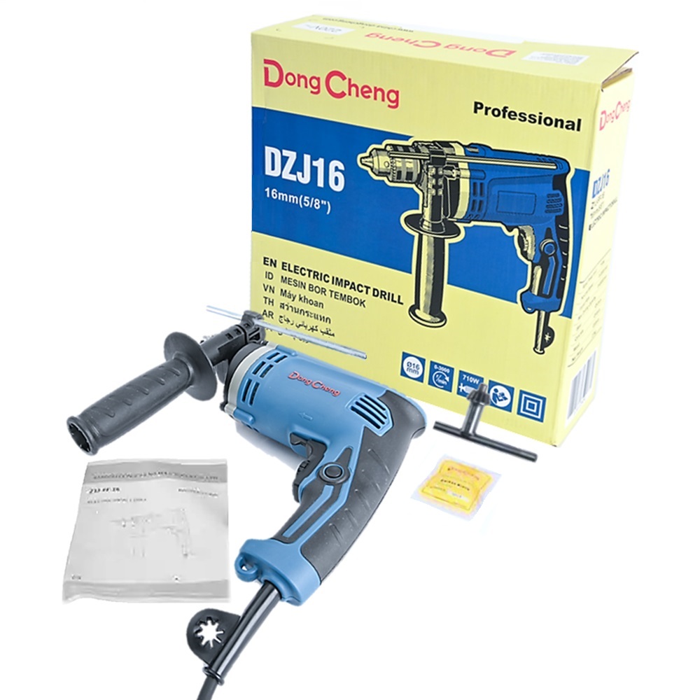 SKI - สกี จำหน่ายสินค้าหลากหลาย และคุณภาพดี | Dongcheng(DCดีจริง) DZJ16 สว่านกระแทก 16 มม. 710W