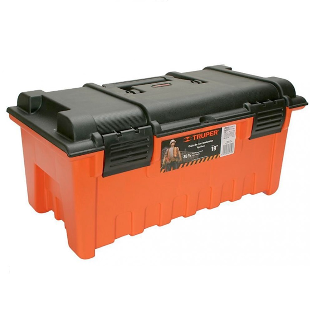 SKI - สกี จำหน่ายสินค้าหลากหลาย และคุณภาพดี | TRUPER 19781 กล่องเครื่องมือพลาสติก 19นิ้วx10.1/2x10นิ้ว (CHA-19N) (กล่อง 2 ชิ้น)