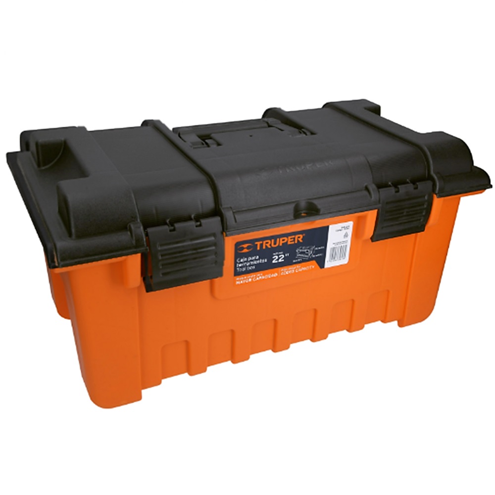 SKI - สกี จำหน่ายสินค้าหลากหลาย และคุณภาพดี | TRUPER 19780 กล่องเครื่องมือพลาสติก 22นิ้วx12.1/2นิ้วx11นิ้ว (CHA-22N)