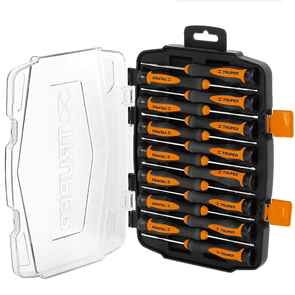 SKI - สกี จำหน่ายสินค้าหลากหลาย และคุณภาพดี | TRUPER 14157 ชุดไขควงซ่อมนาฬิกา 15 ชิ้น แกน 60x150mm. (2.1/4นิ้วx6นิ้ว) [JOY-15L]