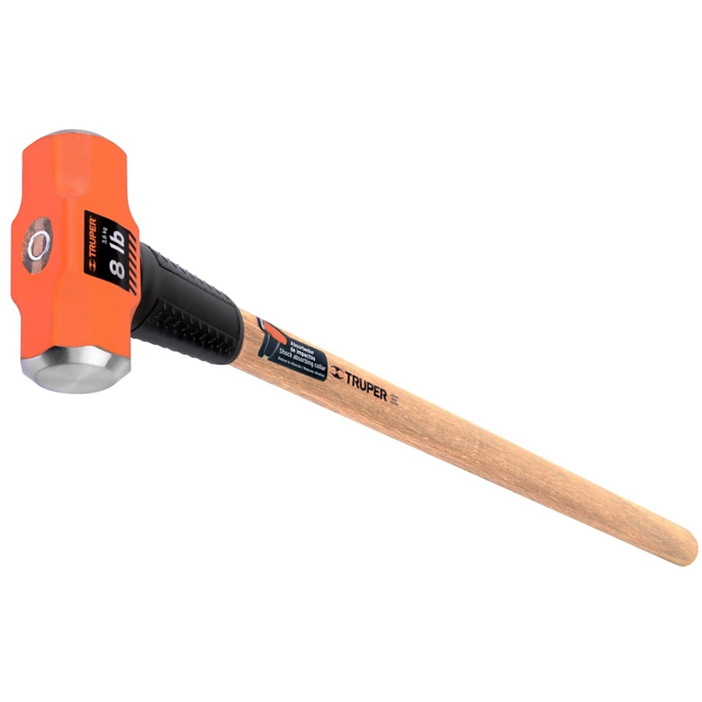 SKI - สกี จำหน่ายสินค้าหลากหลาย และคุณภาพดี | TRUPER 16511 ค้อนปอนด์ 8 ปอนด์ด้ามไม้ยาว 36 นิ้ว (MD-8M) (ราคาต่ออัน ,ในกล่องบรรจุ 2 อัน)