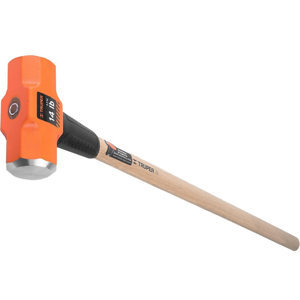 SKI - สกี จำหน่ายสินค้าหลากหลาย และคุณภาพดี | TRUPER 16514 ค้อนปอนด์ 14 ปอนด์ด้ามไม้ยาว 36 นิ้ว (MD-14M) (ราคาต่ออัน ,ในกล่องบรรจุ 2 อัน)