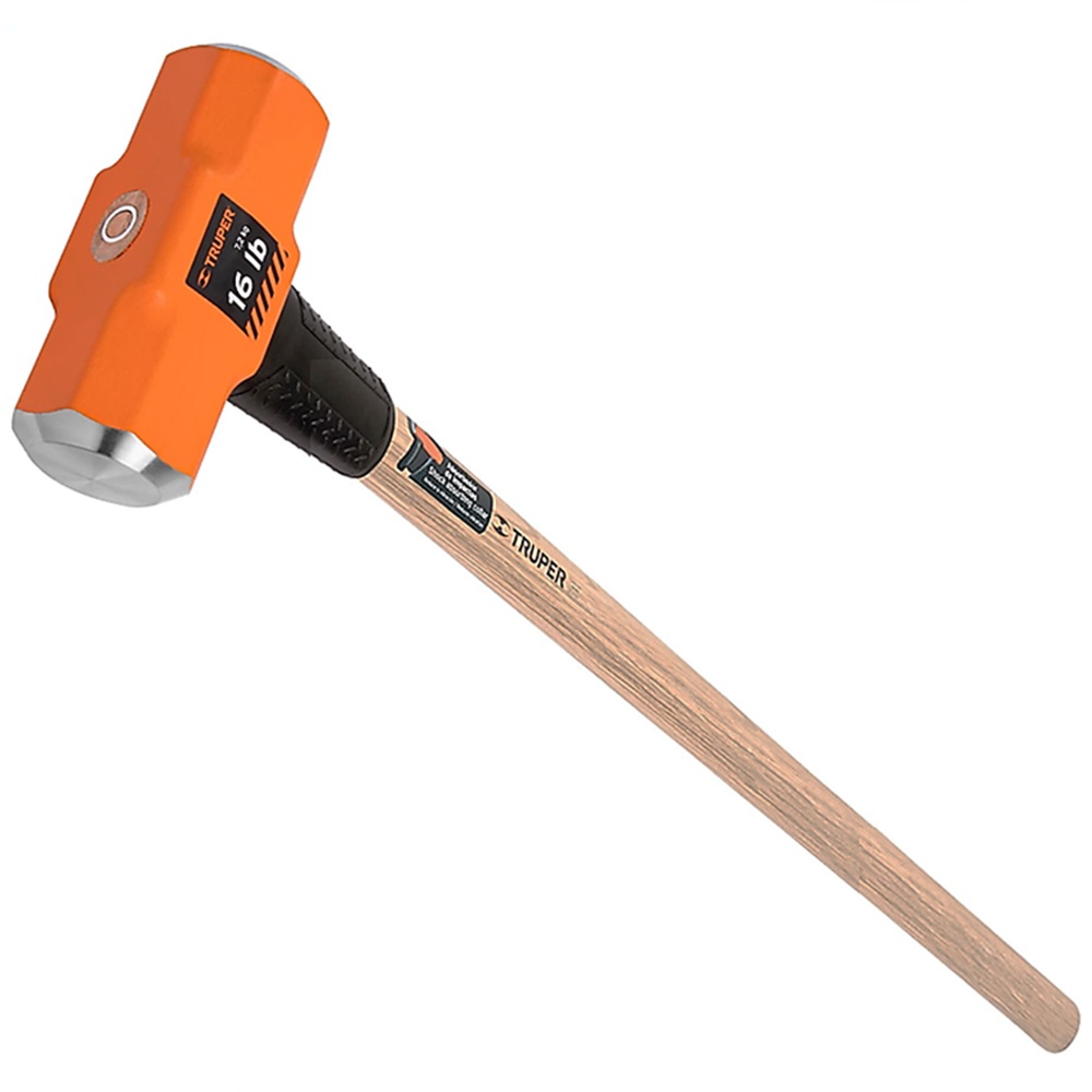 SKI - สกี จำหน่ายสินค้าหลากหลาย และคุณภาพดี | TRUPER 16515 ค้อนปอนด์ 16 ปอนด์ด้ามไม้ยาว 36 นิ้ว (MD-16M) (ราคาต่ออัน ,ในกล่องบรรจุ 2 อัน)