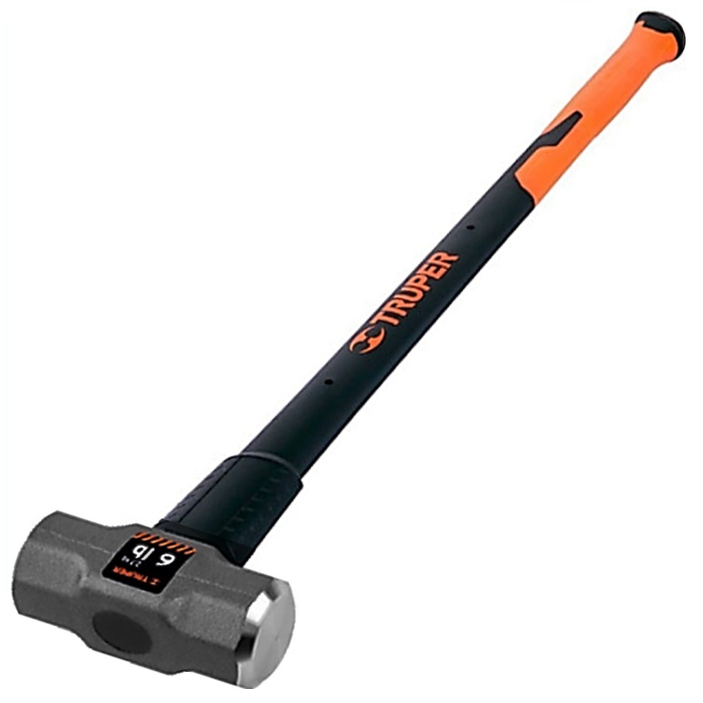 SKI - สกี จำหน่ายสินค้าหลากหลาย และคุณภาพดี | TRUPER 19884 ค้อนปอนด์  6 ปอนด์ด้ามไฟเบอร์กลาส ยาว 36 นิ้ว  (MD-6F) (ราคาต่ออัน ,ในกล่องบรรจุ 2 อัน)