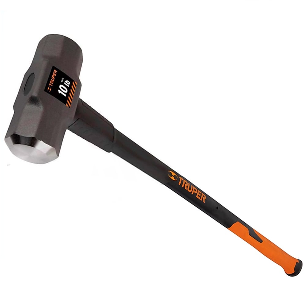 SKI - สกี จำหน่ายสินค้าหลากหลาย และคุณภาพดี | TRUPER 16540 ค้อนปอนด์  10 ปอนด์ด้ามไฟเบอร์กลาสยาว 36 นิ้ว (MD-10F) (ราคาต่ออัน ,ในกล่องบรรจุ 2 อัน)