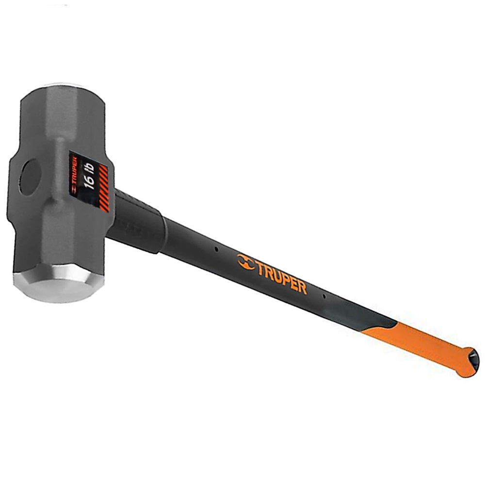 SKI - สกี จำหน่ายสินค้าหลากหลาย และคุณภาพดี | TRUPER 16546 ค้อนปอนด์ 16 ปอนด์ด้ามไฟเบอร์กลาสยาว 36 นิ้ว (MD-16F) (ราคาต่ออัน ,ในกล่องบรรจุ 2 อัน)