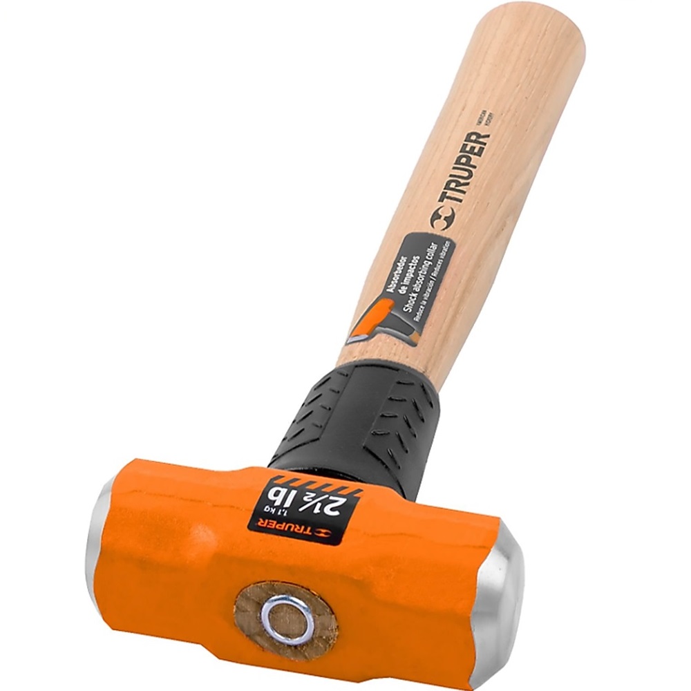 SKI - สกี จำหน่ายสินค้าหลากหลาย และคุณภาพดี | TRUPER 17045 ค้อนปอนด์ 2.5 ปอนด์ด้ามไม้ ยาว 12 นิ้ว (MD-2.5M) (ราคาต่ออัน ,ในกล่องบรรจุ 4 อัน)