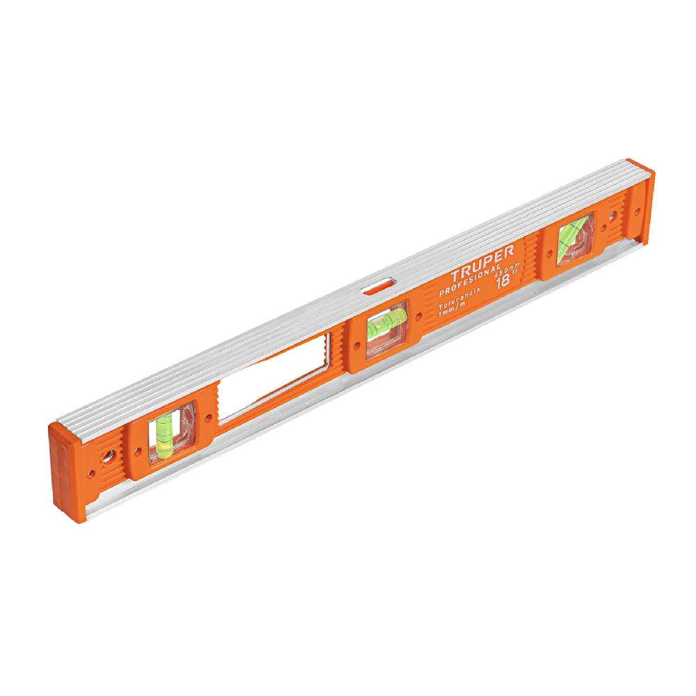 SKI - สกี จำหน่ายสินค้าหลากหลาย และคุณภาพดี | TRUPER 17034 ระดับน้ำอลูมิเนียม 18นิ้ว (NP-18) (ราคาต่ออัน ,ในกล่องบรรจุ 3 อัน)