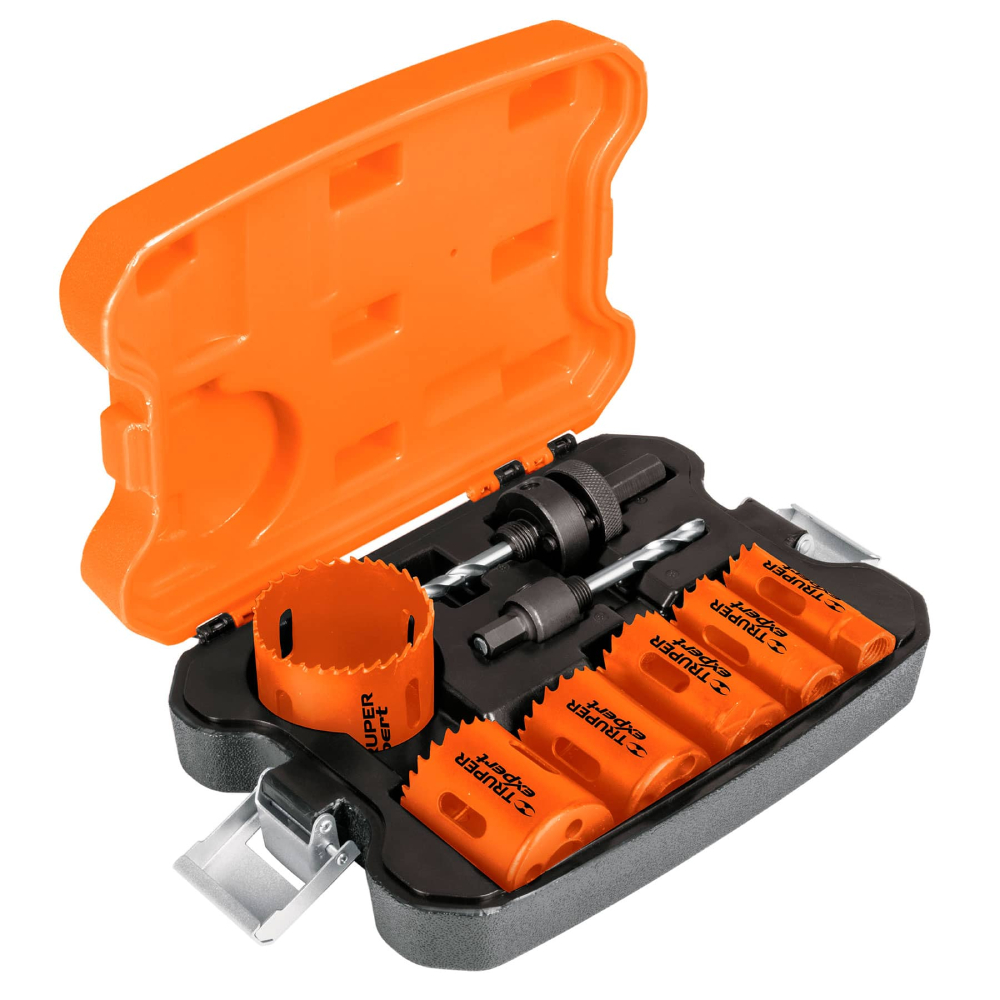 SKI - สกี จำหน่ายสินค้าหลากหลาย และคุณภาพดี | TRUPER EXPERT 15405 ชุดดอกสว่านโลหะคู่ 8 ชิ้น [KITB-6]