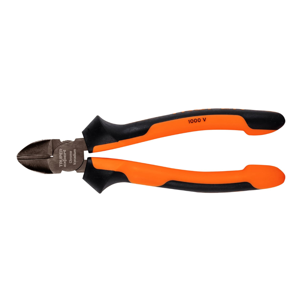 SKI - สกี จำหน่ายสินค้าหลากหลาย และคุณภาพดี | TRUPER EXPERT 12349 คีมปากเฉียง ชุบนิกเกิล 7นิ้ว พร้อมด้ามจับหุ้มยางกันลื่น [T202-7X]