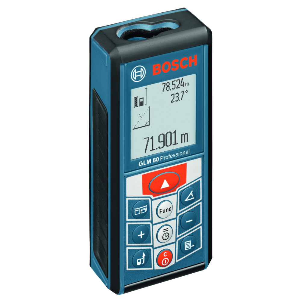 SKI - สกี จำหน่ายสินค้าหลากหลาย และคุณภาพดี | BOSCH GLM80 เครื่องวัดระยะเลเซอร์ ระยะ 80 เมตร วัดมุมเอียง แบบดิจิตอล #06010723K0