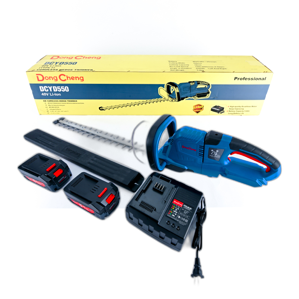 SKI - สกี จำหน่ายสินค้าหลากหลาย และคุณภาพดี | Dongcheng(DCดีจริง) DCYD550(Type F) เครื่องตัดกิ่งไม้ไร้สาย 40V 22 นิ้ว (ใบ 550 มม.)