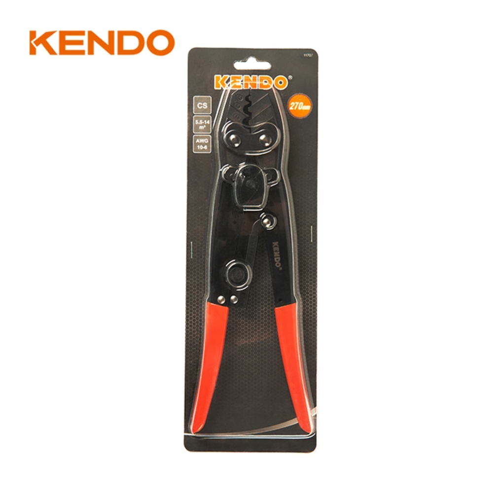 SKI - สกี จำหน่ายสินค้าหลากหลาย และคุณภาพดี | KENDO 11707 คีมย้ำหางปลา 270mm