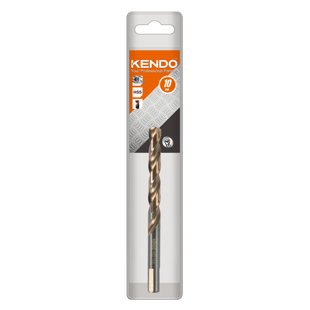 SKI - สกี จำหน่ายสินค้าหลากหลาย และคุณภาพดี | KENDO 10410004 ดอกสว่านเจาะเหล็ก HSS 10.0x133mm