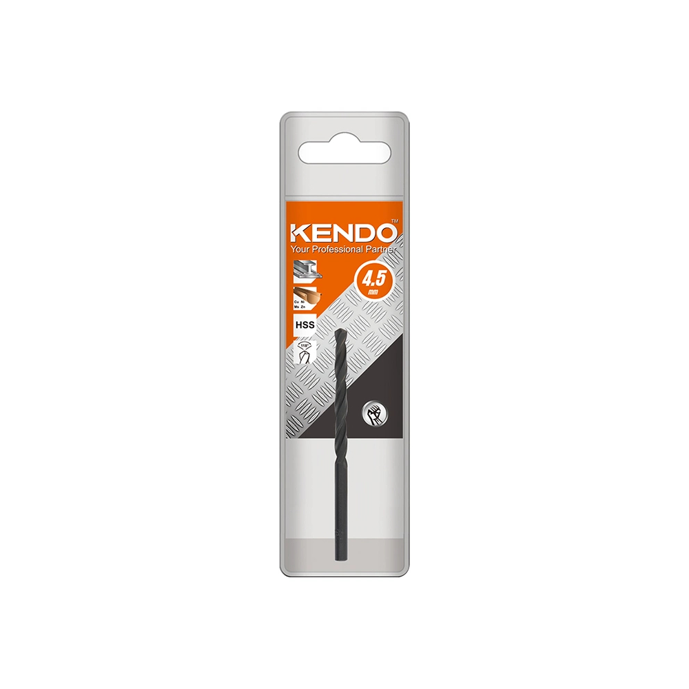 SKI - สกี จำหน่ายสินค้าหลากหลาย และคุณภาพดี | KENDO 10804504 ดอกสว่านเจาะเหล็ก 4.5 × 80mm