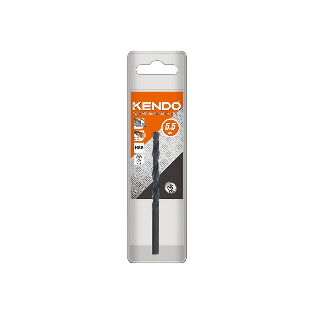 SKI - สกี จำหน่ายสินค้าหลากหลาย และคุณภาพดี | KENDO 10805504 ดอกสว่านเจาะเหล็ก 5.5 × 93mm