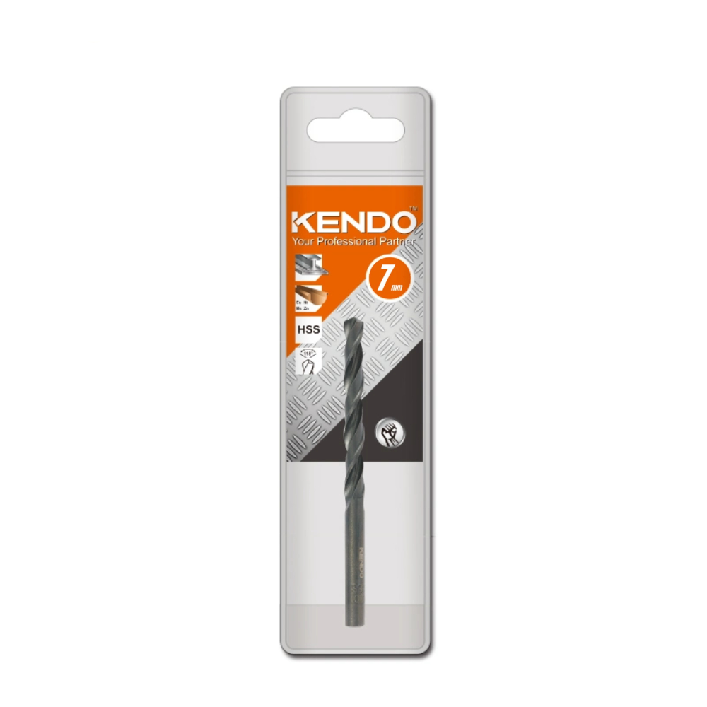 SKI - สกี จำหน่ายสินค้าหลากหลาย และคุณภาพดี | KENDO 10807004 ดอกสว่านเจาะเหล็ก 7.0 × 109mm