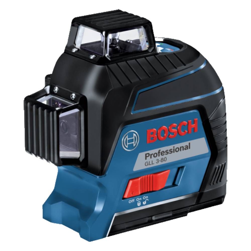 SKI - สกี จำหน่ายสินค้าหลากหลาย และคุณภาพดี | BOSCH GLL3-80+BT150 เลเซอร์กำหนดแนว 3 เส้น 360 องศา (80 เมตร) พร้อมฐานรับ #0601063S01