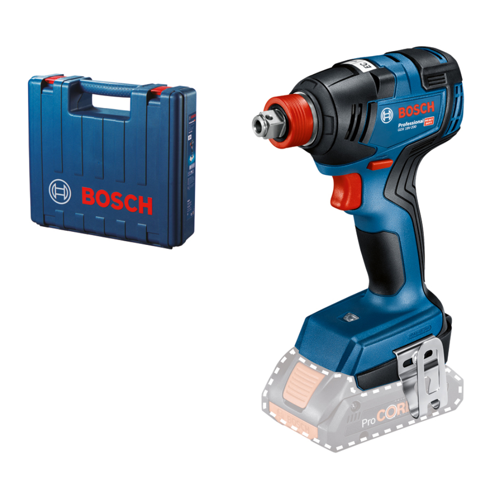 SKI - สกี จำหน่ายสินค้าหลากหลาย และคุณภาพดี | BOSCH GDX18V-200 #06019J22L0 (SOLO=เครื่องเปล่า) Brushless (New) HD  ไขควงกระแทก แรงบิดสูง 18 V ระบบ 2 หัวจับ (จับแบบบล็อค และ แบบHEX) Motor Brushless