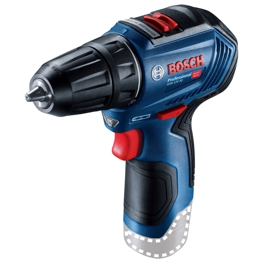 SKI - สกี จำหน่ายสินค้าหลากหลาย และคุณภาพดี | BOSCH GSR 12V-30 สว่านไขควง 12 V Brushless motor เครื่องตัวเปล่า #06019G9002
