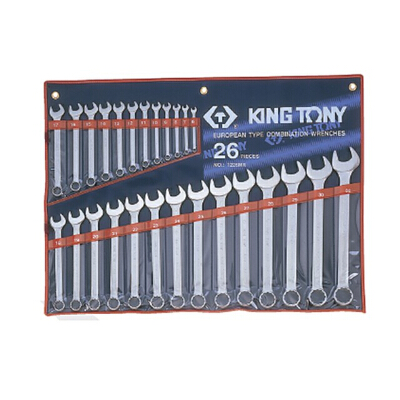 SKI - สกี จำหน่ายสินค้าหลากหลาย และคุณภาพดี | KINGTONY 1226MR แหวนข้างปากตาย 26 ตัวชุดมิล (6-32mm.)