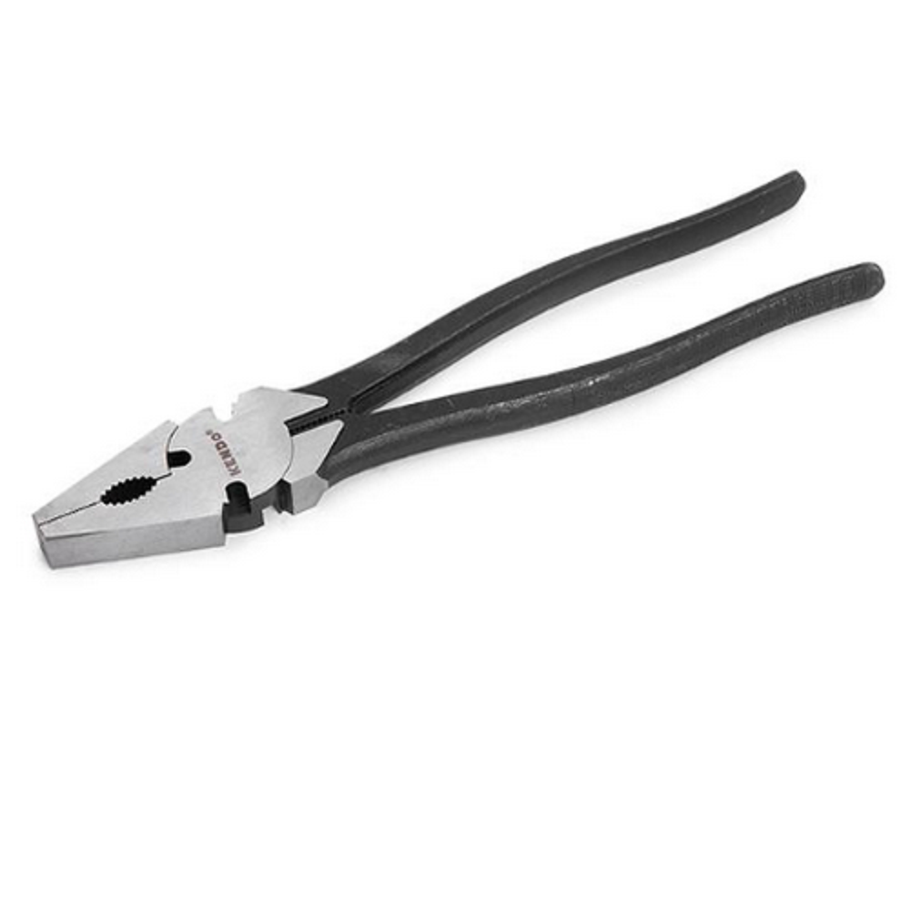 SKI - สกี จำหน่ายสินค้าหลากหลาย และคุณภาพดี | KENDO 10703 คีมปากจิ้งจก (ด้ามชุบสีดำ) ขนาด 250mm/10นิ้ว