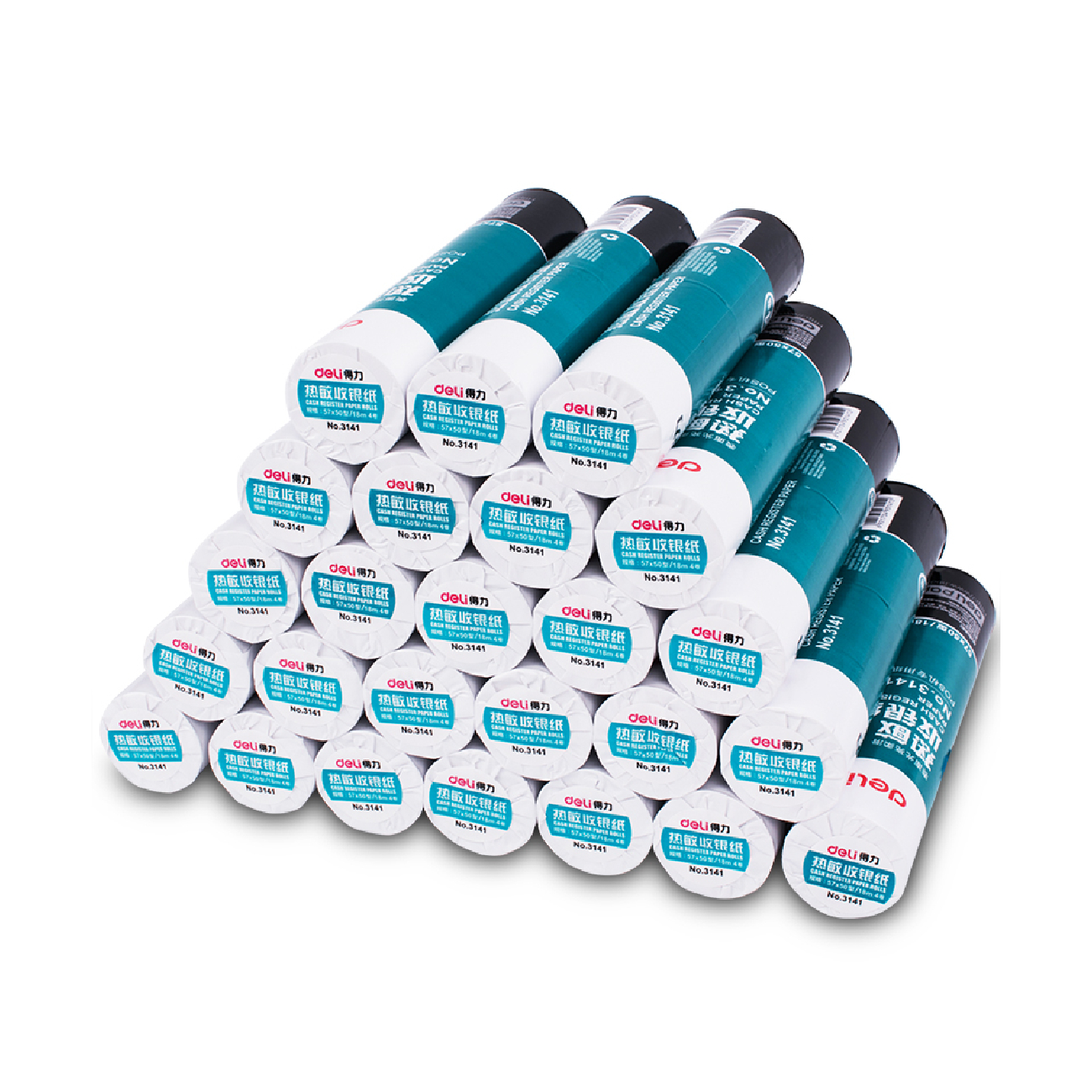 DELI-กระดาษใบเสร็จ-ขนาด-57x50-มม-ความยาว-18-ม-1-แพค-มี-4-ม้วน-3141-DLI-3141