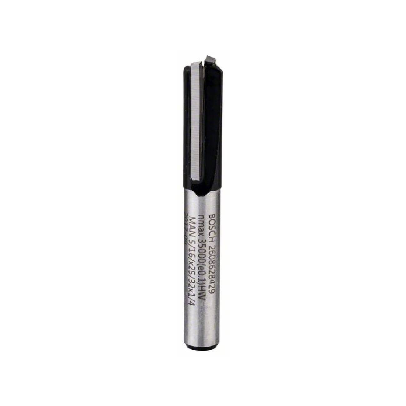 SKI - สกี จำหน่ายสินค้าหลากหลาย และคุณภาพดี | BOSCH 2608628429 ดอกเร้าเตอร์ Straight bit, 2 flutes (1/4,8x16mm)