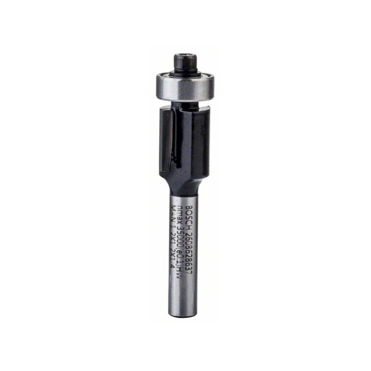 SKI - สกี จำหน่ายสินค้าหลากหลาย และคุณภาพดี | BOSCH 2608628637 ดอกเร้าเตอร์ Laminate Flush trim bit with BB (1/4, 12.7x12.7mm.)