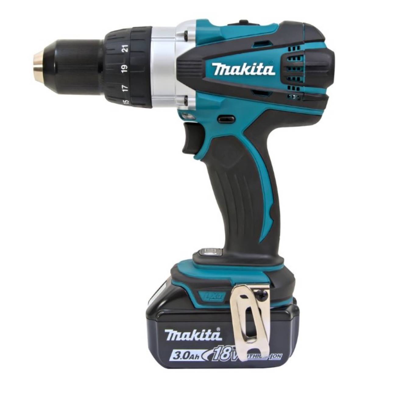 SKI - สกี จำหน่ายสินค้าหลากหลาย และคุณภาพดี | MAKITA DDF458 สว่านไขควง 18V พร้อมแท่นชาร์จ + แบต