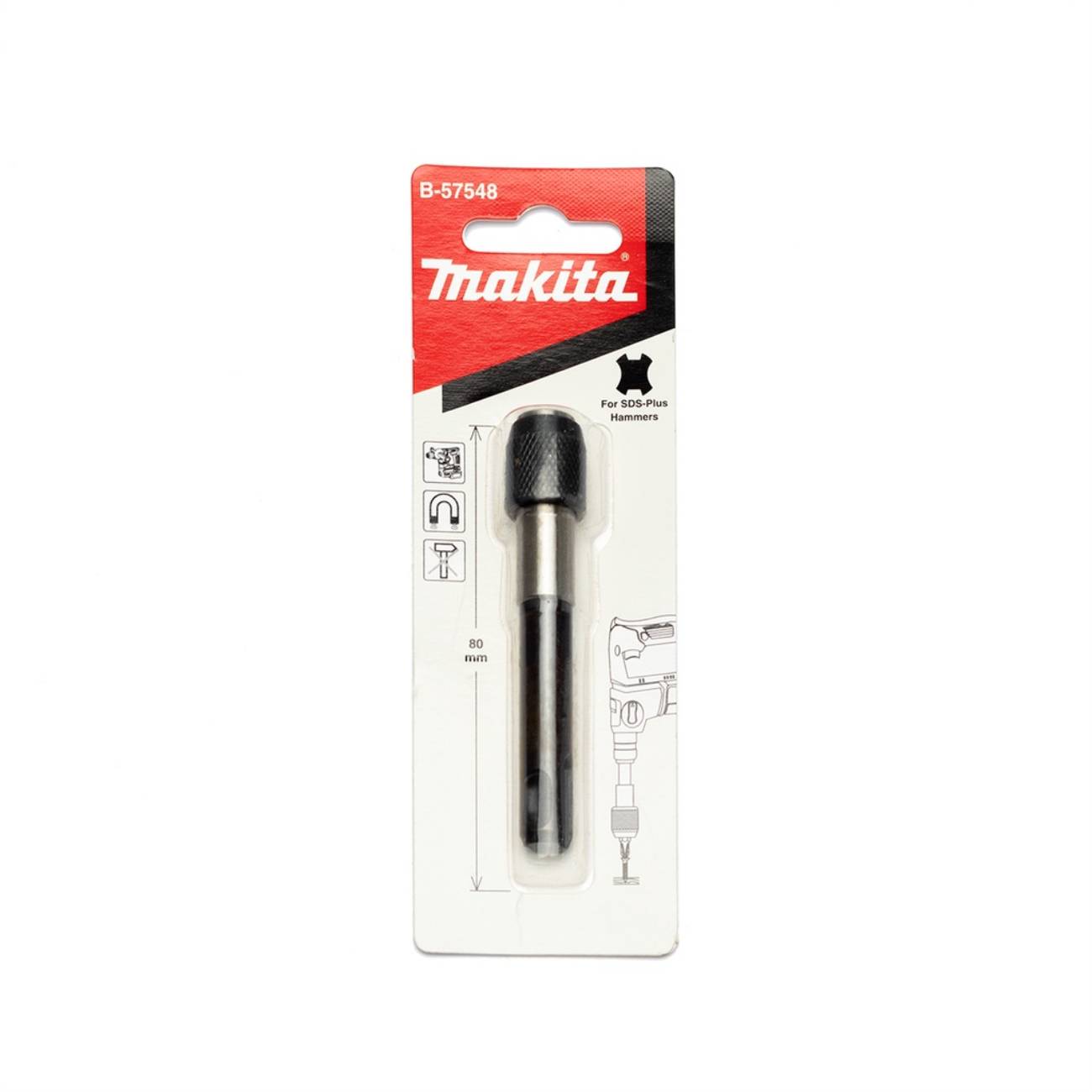 SKI - สกี จำหน่ายสินค้าหลากหลาย และคุณภาพดี | MAKITA B-57548 ก้านต่อดอกไขควง แกน SDS