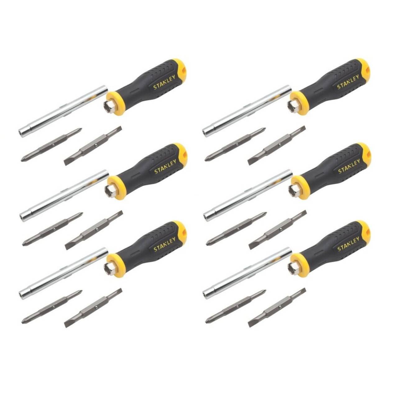 SKI - สกี จำหน่ายสินค้าหลากหลาย และคุณภาพดี | STANLEY 68-012 ไขควง 6ตัวชุด (SPE)