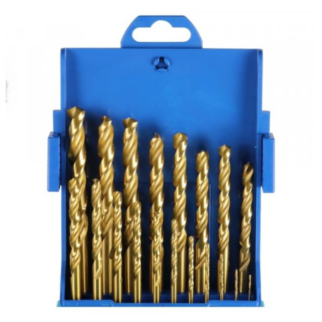SKI - สกี จำหน่ายสินค้าหลากหลาย และคุณภาพดี | HELLER 29352  5 ดอกสว่านเจาะเหล็กสีทอง HSS-TIN 19 ตัวชุด 1-10 มิล (ขยับทีละ0.5)