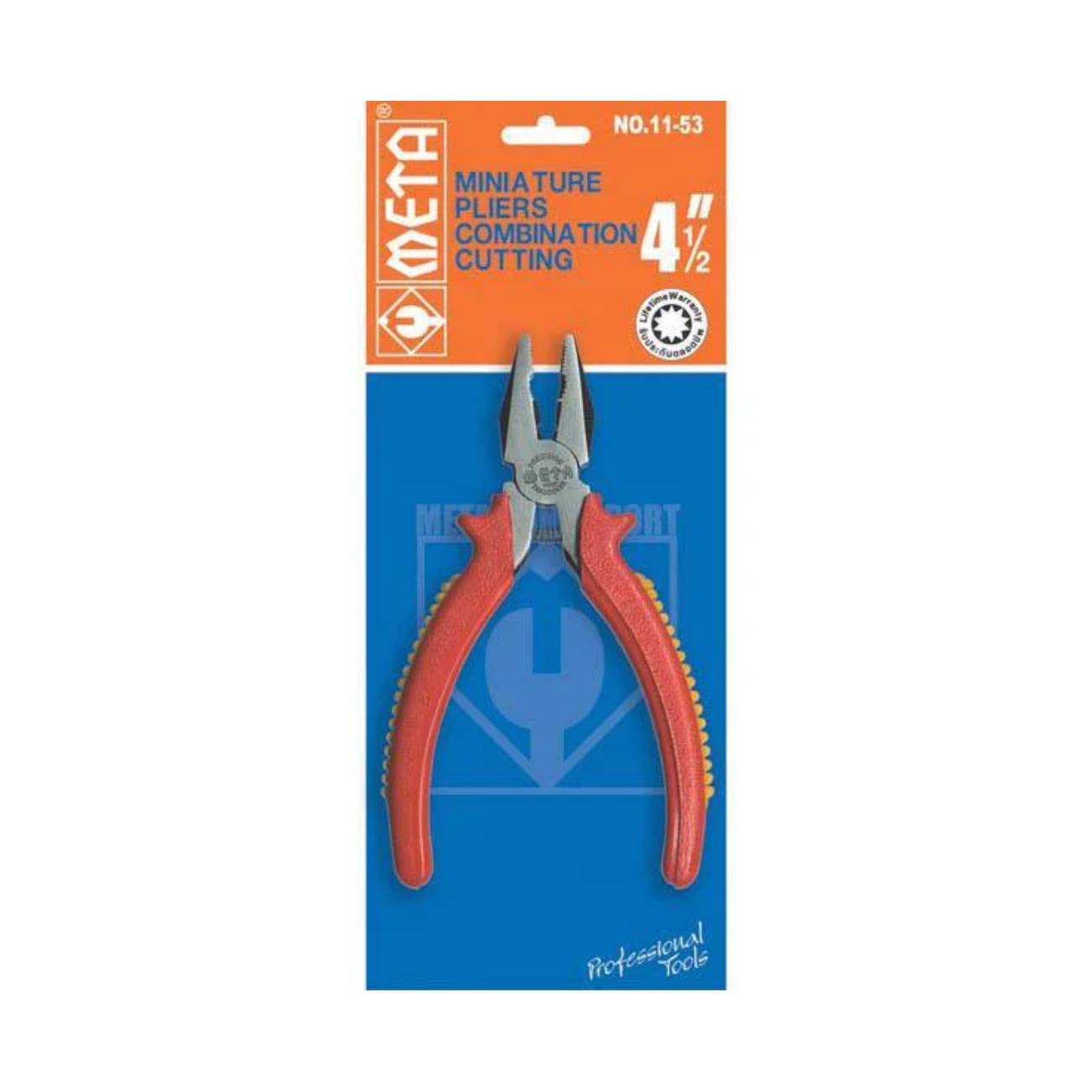 SKI - สกี จำหน่ายสินค้าหลากหลาย และคุณภาพดี | META #11-53 คีมมินิปากจิ้งจก 4.1/2นิ้ว (031140)