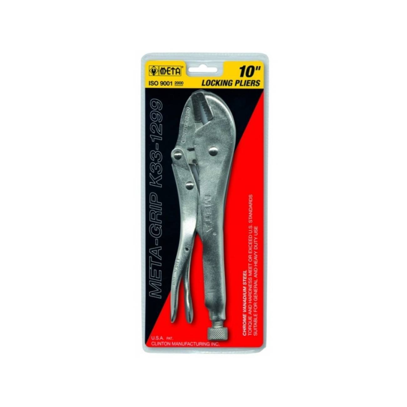 SKI - สกี จำหน่ายสินค้าหลากหลาย และคุณภาพดี | META K33-1299 คีมล็อค 10นิ้ว (030290)