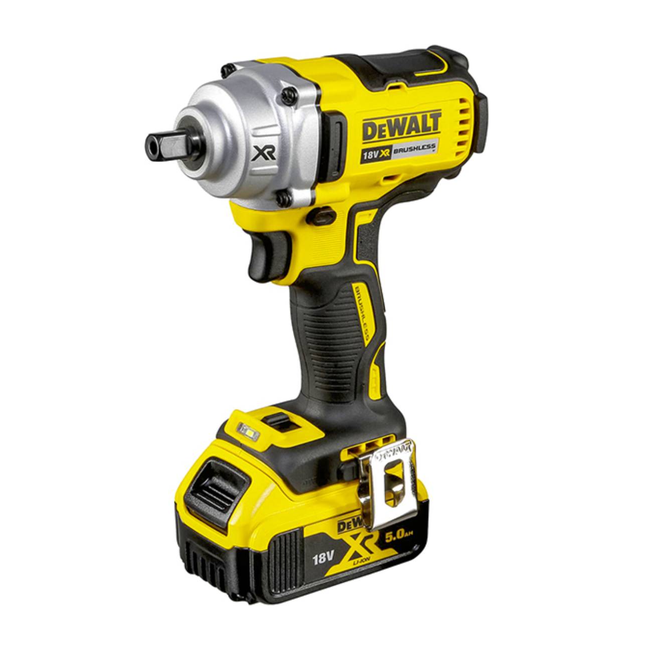 SKI - สกี จำหน่ายสินค้าหลากหลาย และคุณภาพดี | DEWALT DCF894P2-KR บล็อกกระแทกไร้สาย 1/2 นิ้ว 18V  แบตเตอรี่แท้ โวลต์แท้