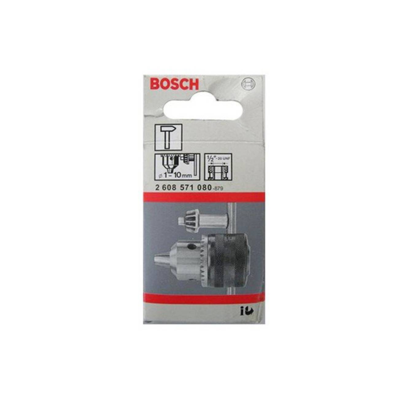 SKI - สกี จำหน่ายสินค้าหลากหลาย และคุณภาพดี | BOSCH 2608571080 หัวสว่านไฟฟ้า 3/8นิ้ว รู 1/2นิ้ว
