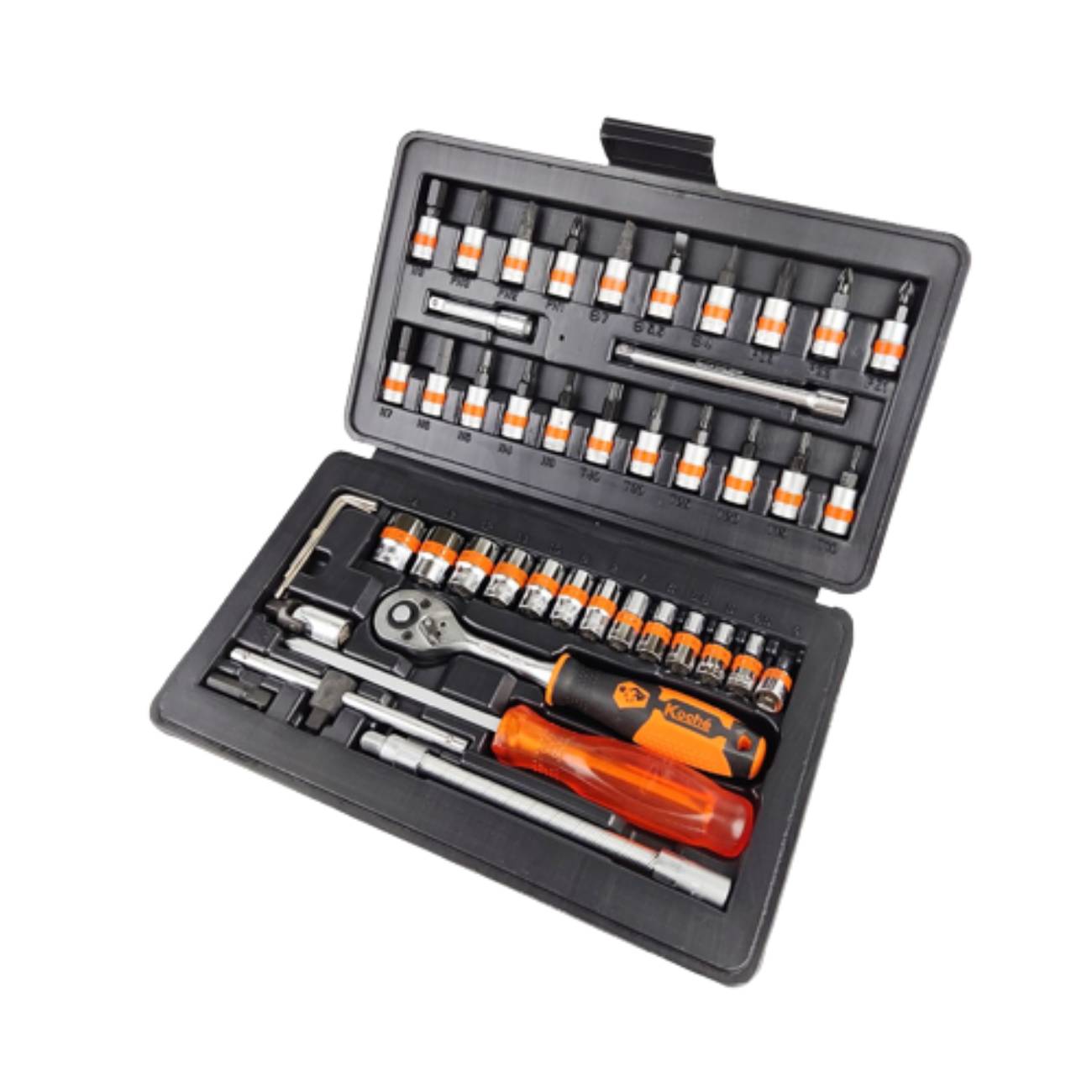 SKI - สกี จำหน่ายสินค้าหลากหลาย และคุณภาพดี | KOCHE บ๊อกชุด 1/4นิ้ว 47ตัวชุด