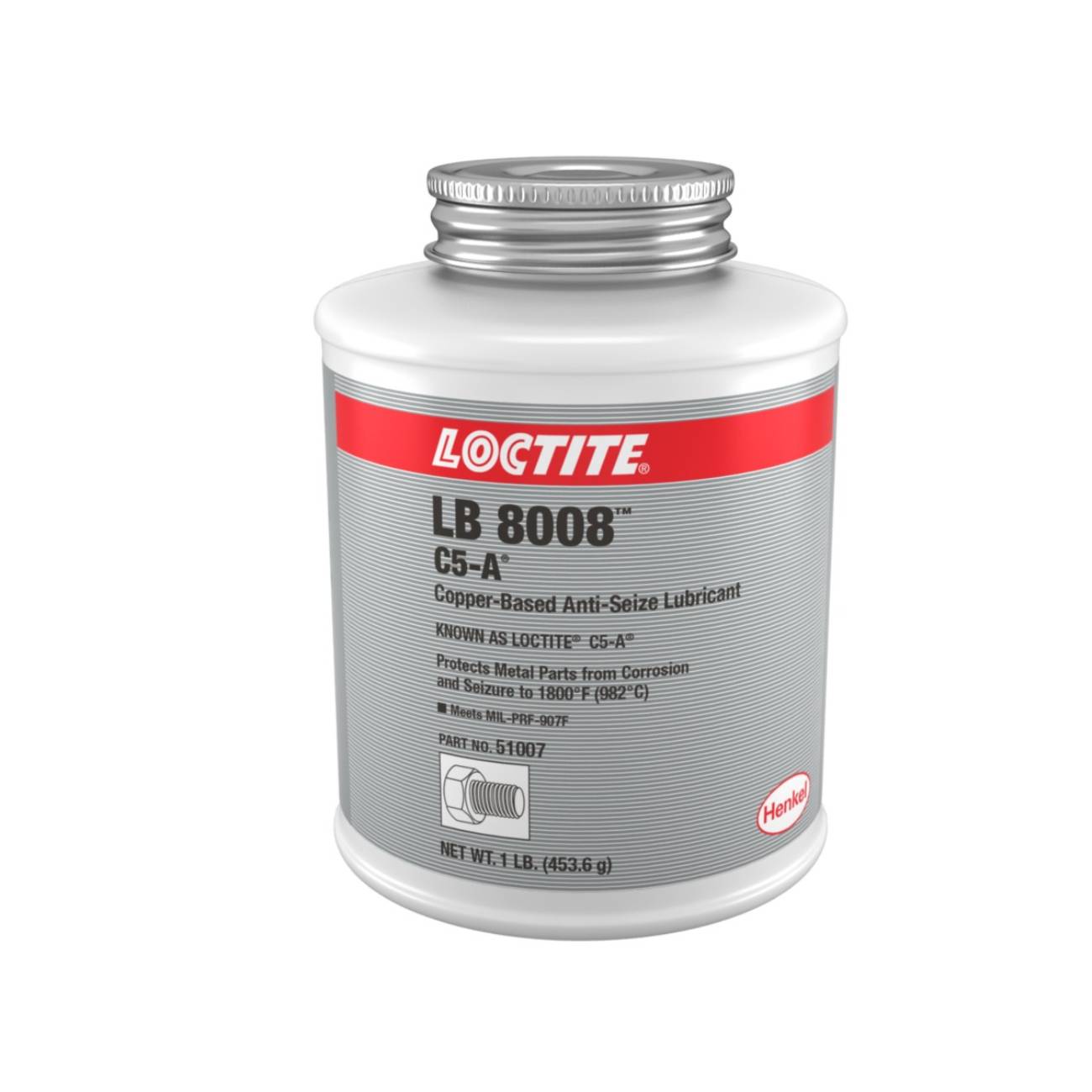 SKI - สกี จำหน่ายสินค้าหลากหลาย และคุณภาพดี | LOCTITE #LB8008 กาว ProLine 1ปอนด์. C5-A COPPR BASE ANTI-SEIZE (12กระป๋อง/ลัง)
