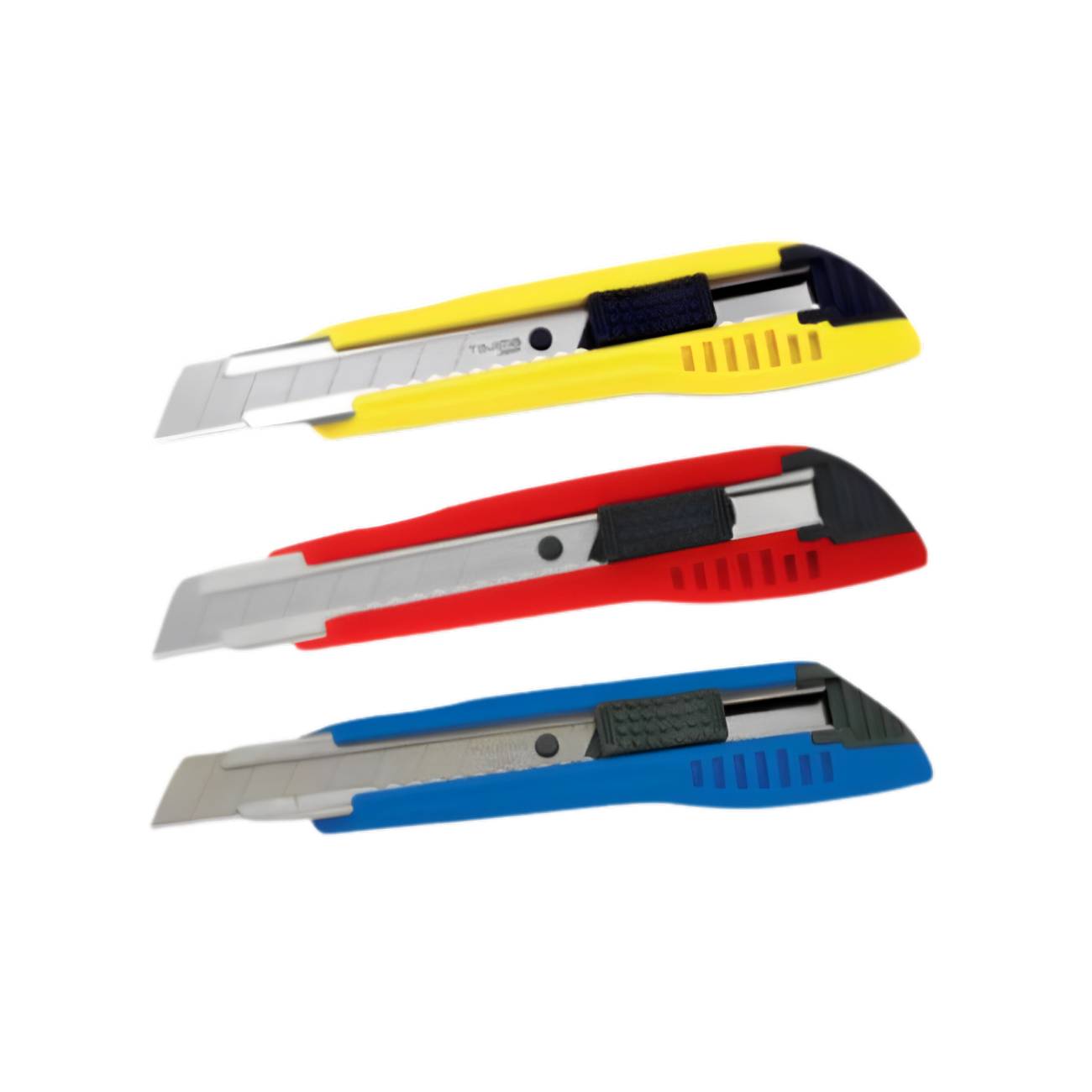 SKI - สกี จำหน่ายสินค้าหลากหลาย และคุณภาพดี | TAJIMA LC-500 คัตเตอร์ด้ามพลาสติกหุ้มเหล็ก (แผง)