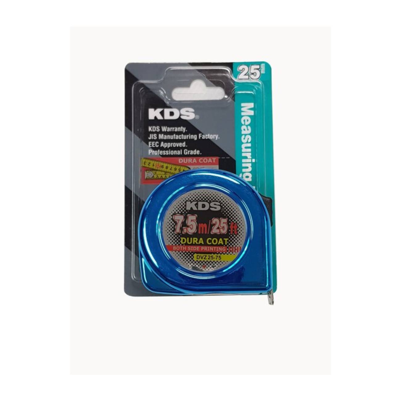 SKI - สกี จำหน่ายสินค้าหลากหลาย และคุณภาพดี | KDS ตลับเมตร 7.5 M รุ่น DURA COAT (ราคาต่อลูก , 1 กล่องมี 6 ลูก)