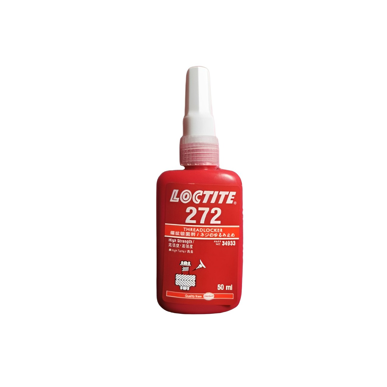 SKI - สกี จำหน่ายสินค้าหลากหลาย และคุณภาพดี | LOCTITE #34933 กาว 272 50ml. ADHESIVE SEALANT 272 ล็อคน๊อตทนความร้อนสูง (สีแดง) (ราคาต่อขวด , 1 กล่อง มี 10 ขวด)