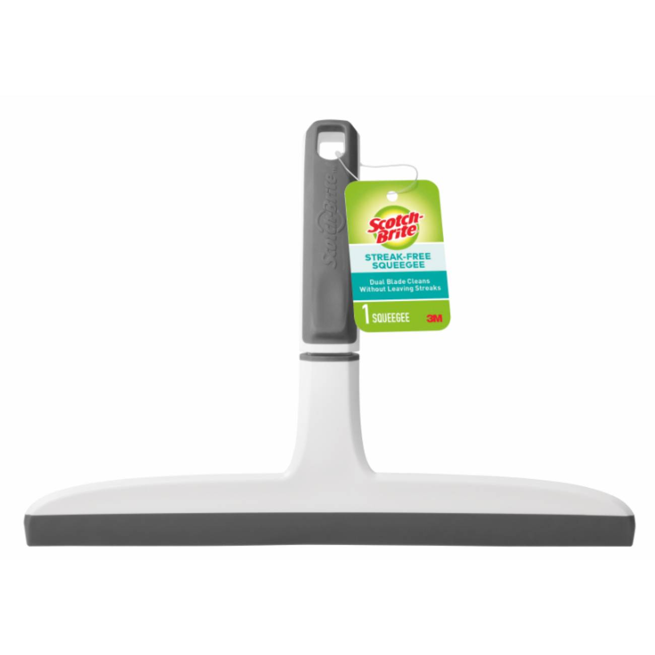 SKI - สกี จำหน่ายสินค้าหลากหลาย และคุณภาพดี | 3M สก๊อตช์-ไบรต์ #7100183445 แปรงปาดน้ำด้ามจับกันลื่น รุ่นยางปาดน้ำ (4ชิ้น/ลัง) 70007015251