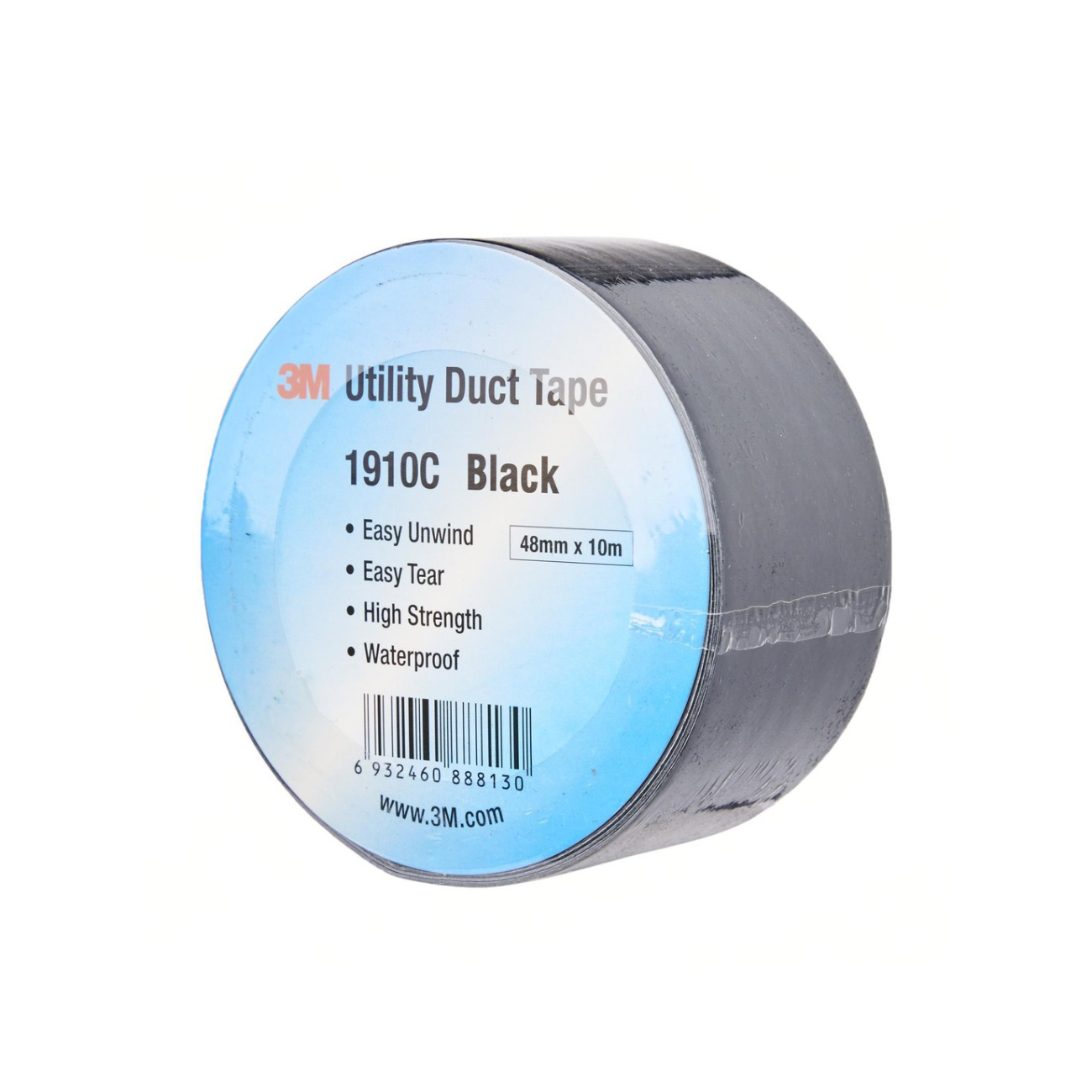 SKI - สกี จำหน่ายสินค้าหลากหลาย และคุณภาพดี | 3M #7012812755 เทปผ้าอเนกประสงค์ #1910C สีดำ ขนาด 48 มม x 10 ม (72 ม้วน/กล่อง) XT002088208